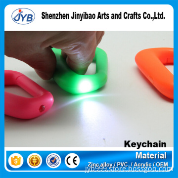 Cheapest promotion keychain item led type led animal keychain wtih sound